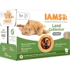 Iams Cat Delights LAND IN GRAVY multipack, többféle íz, ízletes szószban 12x85g