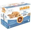 Iams Cat Delights SEA IN GRAVY multipack, többféle halas íz, ízletes szószban 12x85g