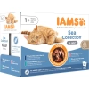 Iams Cat Delights SEA IN JELLY multipack, többféle halas íz, zamatos aszpikban 12x85g