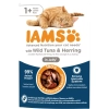 Iams Cat Delights Tonhal És Hering Aszpikban nedves macskatáp 85g