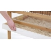 KERBL Deluxe beltéri kisállatketrec, 15x60x92,5 cm