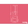 KERBL Macskafa  PLATIN PRO 109 cm, antracit
