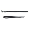 KERBL Mexica bőr póráz, fekete, 100cm, 12mm