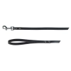 KERBL Mexica bőr póráz, fekete, 100cm, 12mm