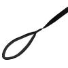 KERBL Miami póráz, fekete, 100cm, 20mm