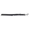 KERBL Vegas bőr póráz, fekete, 100cm, 20mm