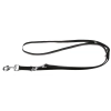 KERBL Vegas bőr póráz, fekete, 100cm, 20mm