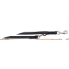KERBL Vegas bőr póráz, fekete, 100cm, 20mm