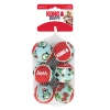 KONG Holiday Játék SqueakAir Labdák 6db/cs M