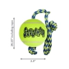KONG SqueakAir Ball Teniszladba Kötéllel Kutyajáték M