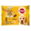 Pedigree Alutasakos 100g 4-Pack Junior Csirke & rizs, Marha & rizs Multipack