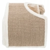 Trixie Alagút Macskának Kaparófával 110x30x38cm Világosszürke/Barna/Taupe