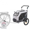 Trixie Bicikli trailer, gyors kapcsolós M 63x95x90/132cm szürke