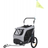 Trixie Bicikli trailer, gyors kapcsolós M 63x95x90/132cm szürke