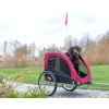 Trixie Bicikli Trailer L 75x86x80cm Fekete/Piros