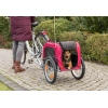 Trixie Bicikli Trailer S 53×60×60cm Fekete/Piros