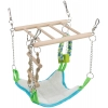 Trixie Fekhely és Függőjáték Hörcsögnek, Fa/Kötél,x22cmx15cm