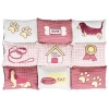 Trixie Fekhely több lapból álló macskás (patchwork) 80x55cm piros/bézs