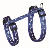 Trixie Hám És Póráz Macskának Nylon Fehér Macska Mintás 27-45cm/10mm, 1,2m