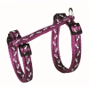 Trixie Hám És Póráz Macskának Nylon Fehér Macska Mintás 27-45cm/10mm, 1,2m