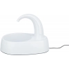 Trixie Ivókút Curved Stream, Műanyag, 2,5 l/25 × 24 5 × 35 cm, Fehér