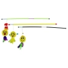 Trixie Játék Macskának Pálca Plüss Smiley 50cm