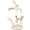 Trixie Játék Macskának Sisal Lap Luffa Golyókkal És Tollal 15*30cm