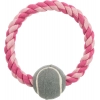 Trixie Játék rágókötél Karika teniszlabdával/6cm