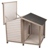 Trixie Kutyaház Lodge nyeregtetővel M-L 130x100x105cm szürke