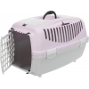 Trixie Szállító box Capri 2, XS-S: 37x34x55cm Világosszürke/Világoslila