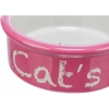 Trixie Tál Kerámia Macskának, 0,3 l/o 12 cm, Magenta/Világosszürke