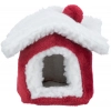 Trixie Xmas bújó plüss egér/hörcsög piros/fehér 15x12x15cm