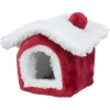 Trixie Xmas bújó plüss egér/hörcsög piros/fehér 15x12x15cm