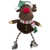 Trixie Xmas plüss rénszarvas kötélell 49cm