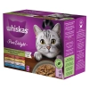 Whiskas alutasak 12-pack Pure deligt Húsos Halas Aszpikban 12x85g Multipack