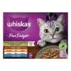 Whiskas alutasak 12-pack Pure deligt Húsos Halas Aszpikban 12x85g Multipack