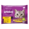 Whiskas alutasak 4-pack szárnyas válogatás mártásban 4*85gr Multipack