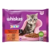 Whiskas alutasak 4-pack húsos mártásban JUNIOR 4x85g Multipack