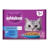 Whiskas alutasak 4-pack halas aszpikban  4x85g Multipack