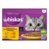 Whiskas Alutasakos Szárnyas Válogatás Mártásban 12x85g Multipack