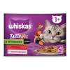 Whiskas alutasak 4-pack Tasty Mix Chef´s choice mártásban 4x85g Multipack