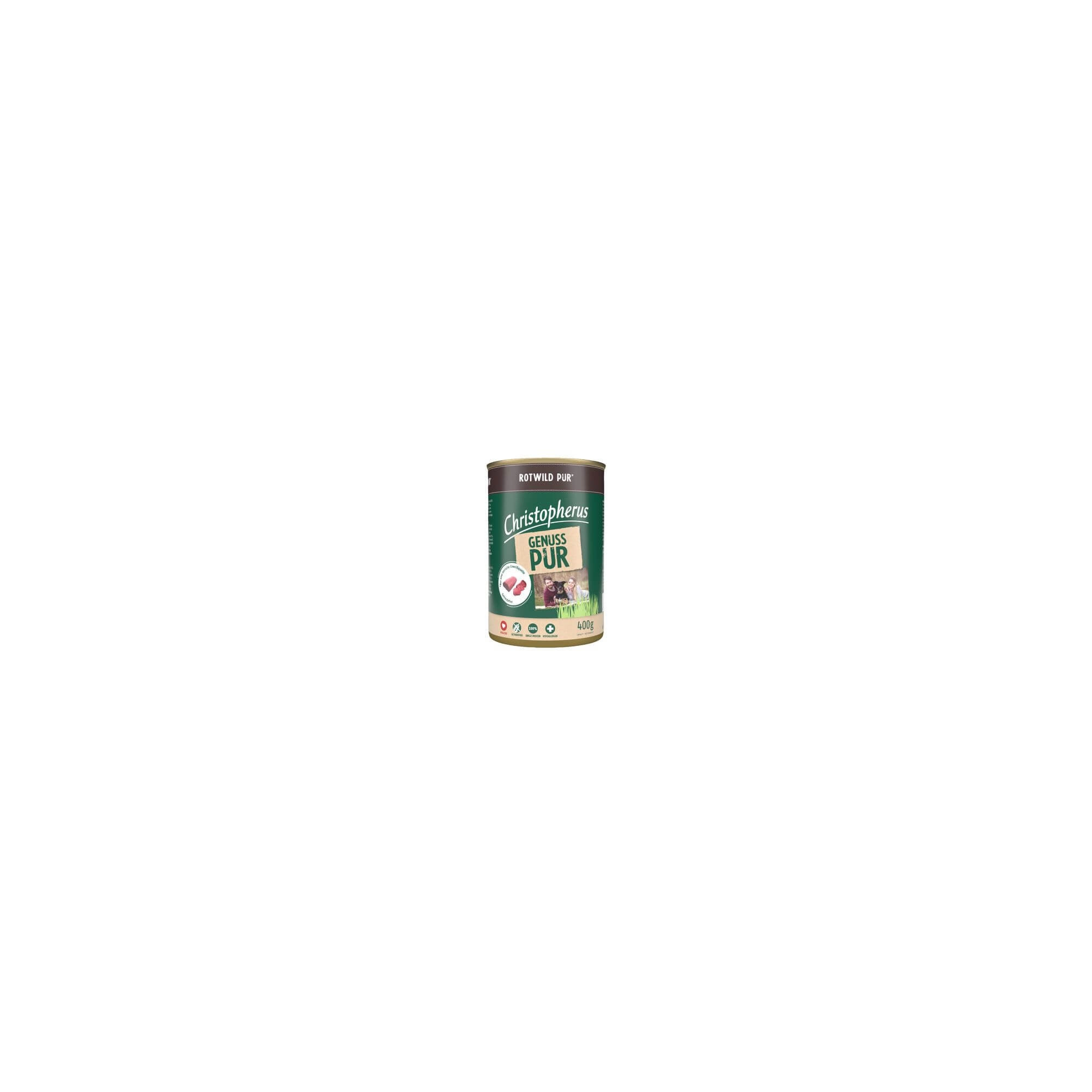 Christopherus Dog konzerv pure gímszarvas 400g