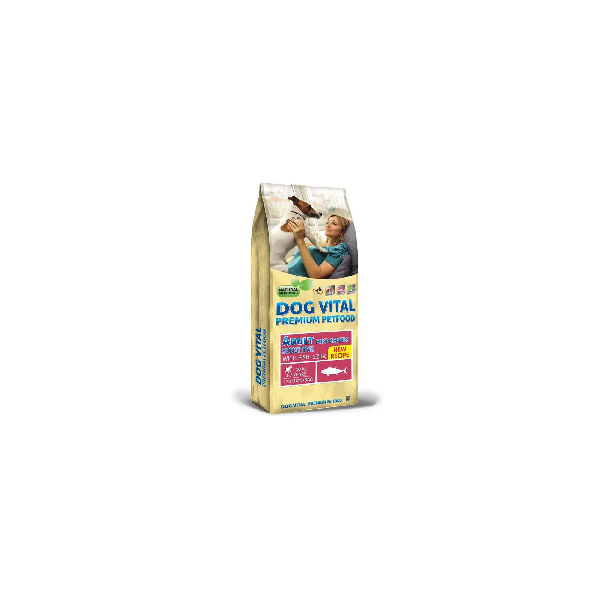 Dog Vital Adult Sensitive Mini Breeds Fish 12kg