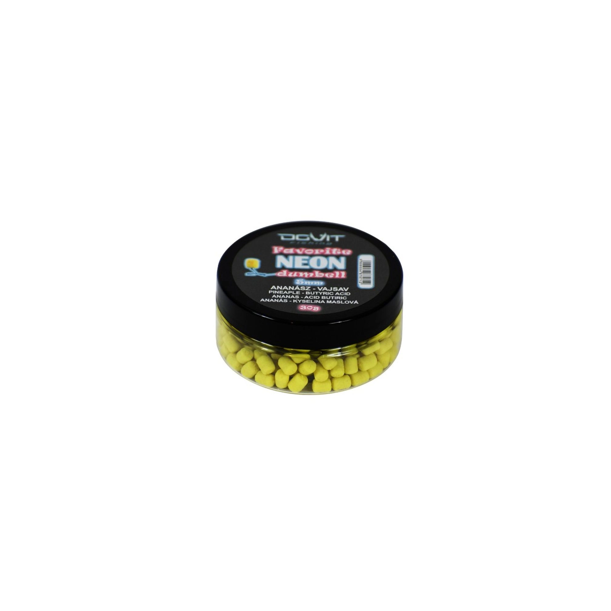 Dovit Favorite dumbell Neon 5mm - ananász-vajsav 15g