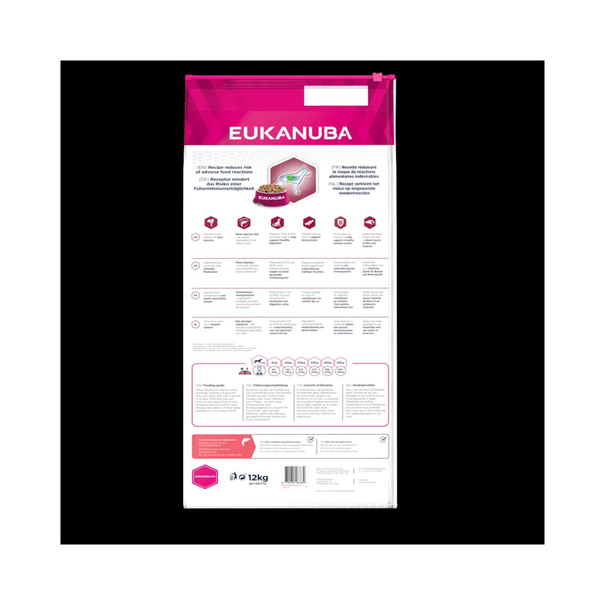 -Eukanuba Adult Dog Mono Protein Lazac 12kg