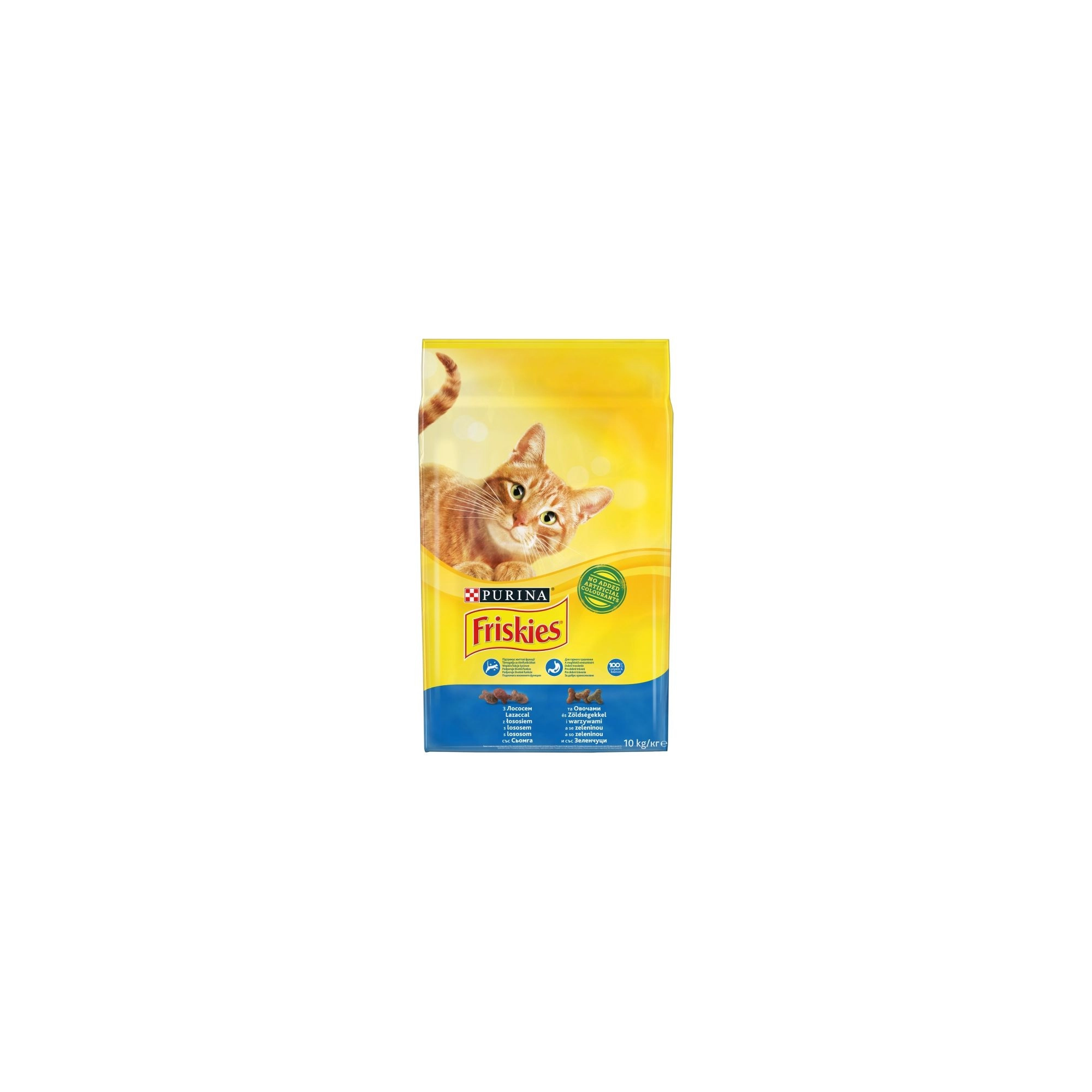 Friskies Száraz Macska Lazac+Zöldség 10kg