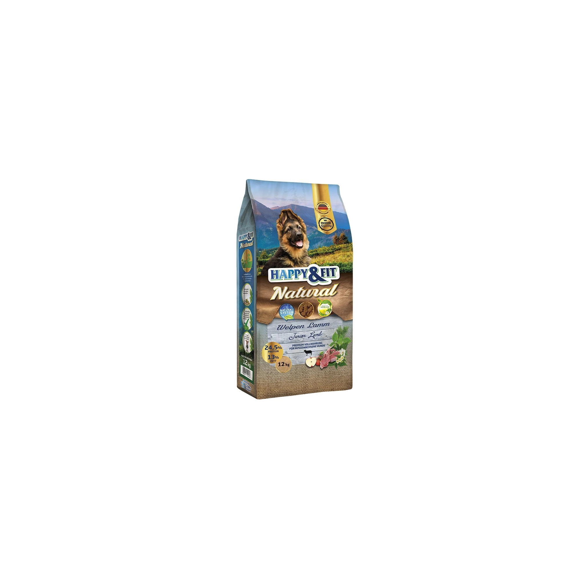 Happy&Fit Natural Welpen Lamm 12kg