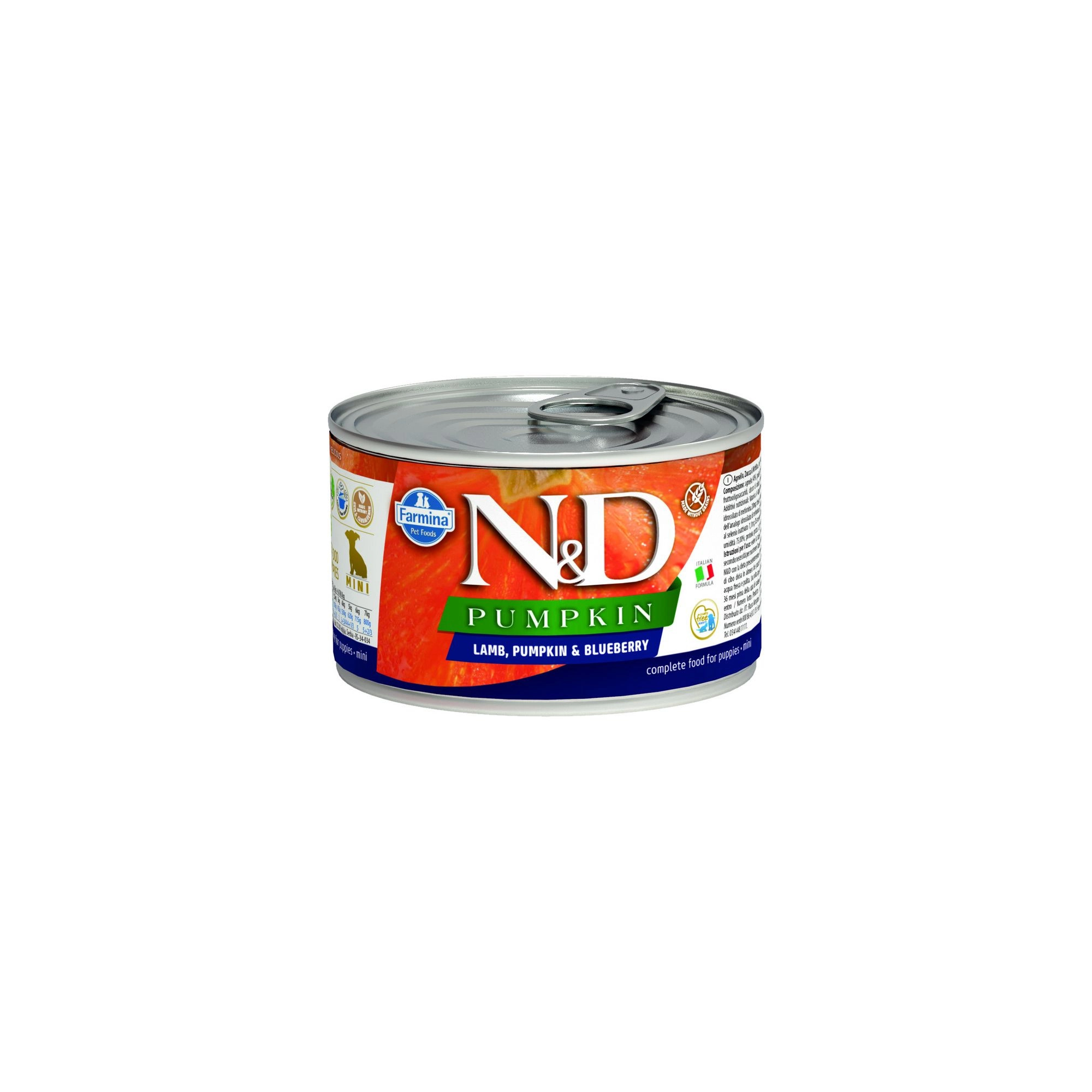 N&D Dog Pumpkin konzerv bárány & áfonya sütőtökkel Puppy mini 140gr