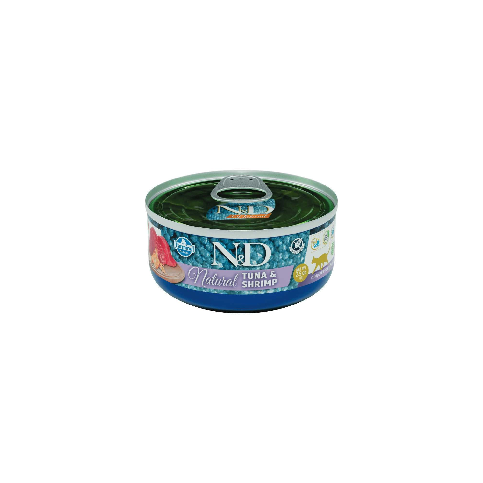 -N&D Ocean cat konzerv tonhal&garnélarák 70g