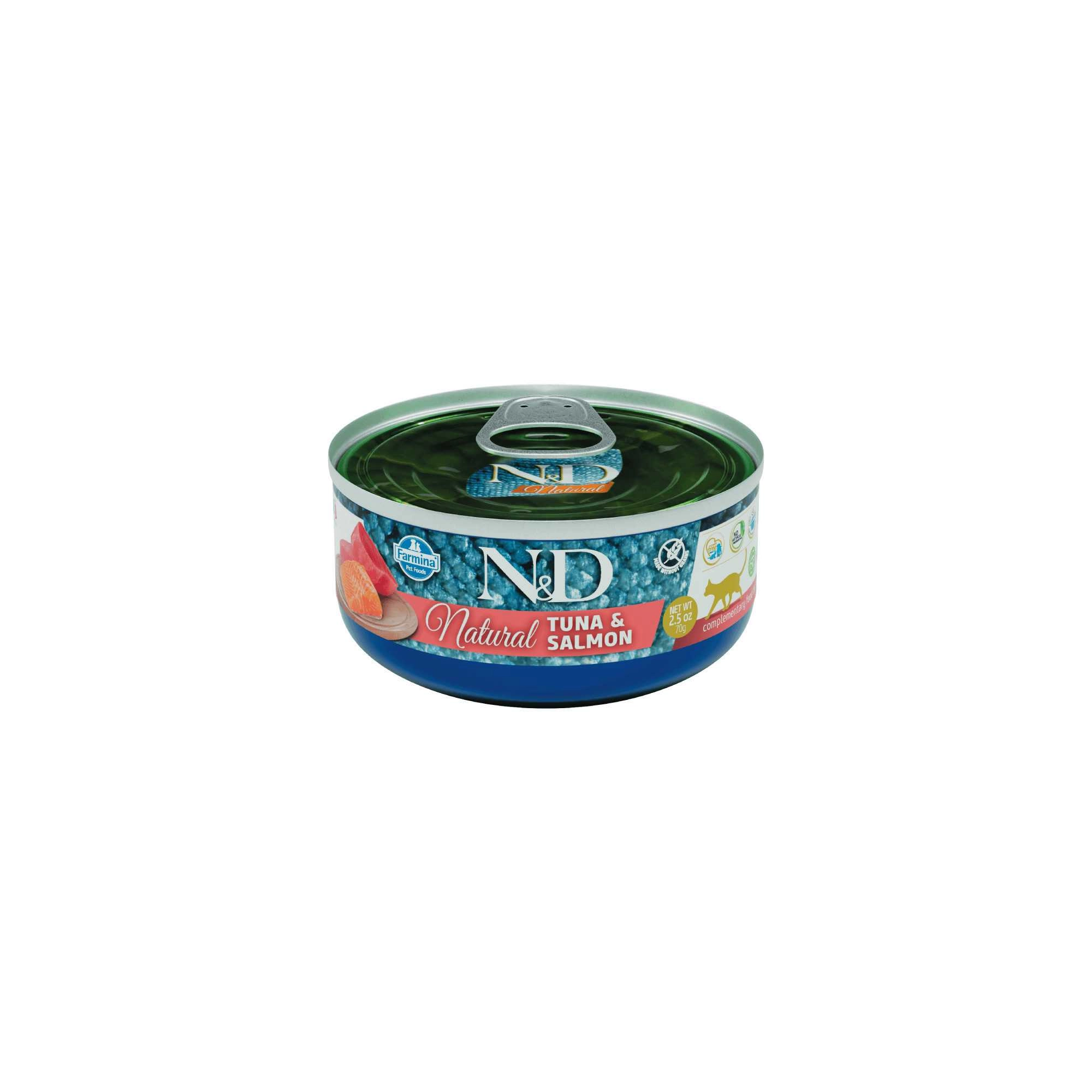 -N&D Ocean cat konzerv tonhal&lazac 70g
